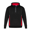 Renegade Hoodies Black Red Silver